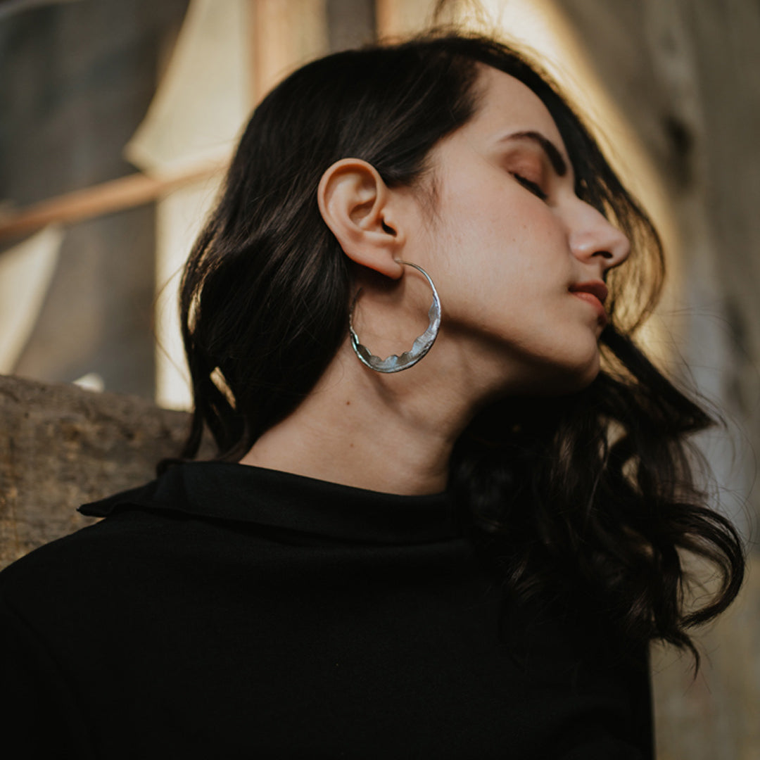 Aina Hoops Silver