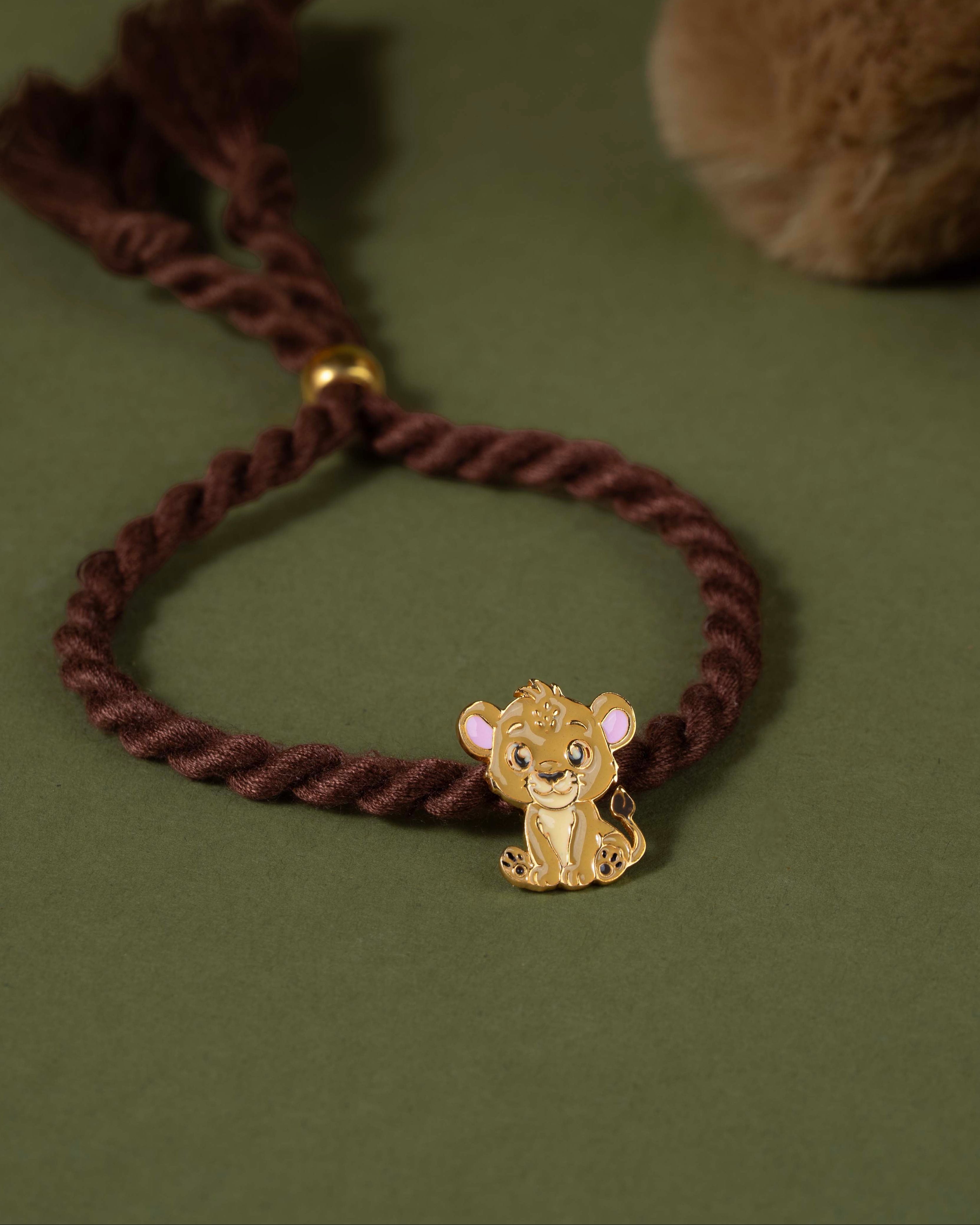 Little King Rakhi | Handmade Lion Cub Rakhi for Kids – HyperboleAccessories