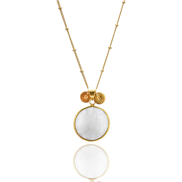June – Moonstone Necklace