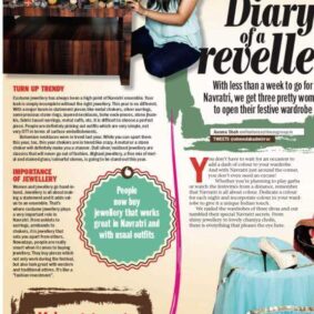 Hyperbole Accessories featured in Ahmedabad Mirror for Navratri jewellery trends