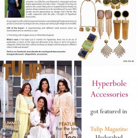 Hyperbole Accessories for Tulip Magazine, Hyderabad